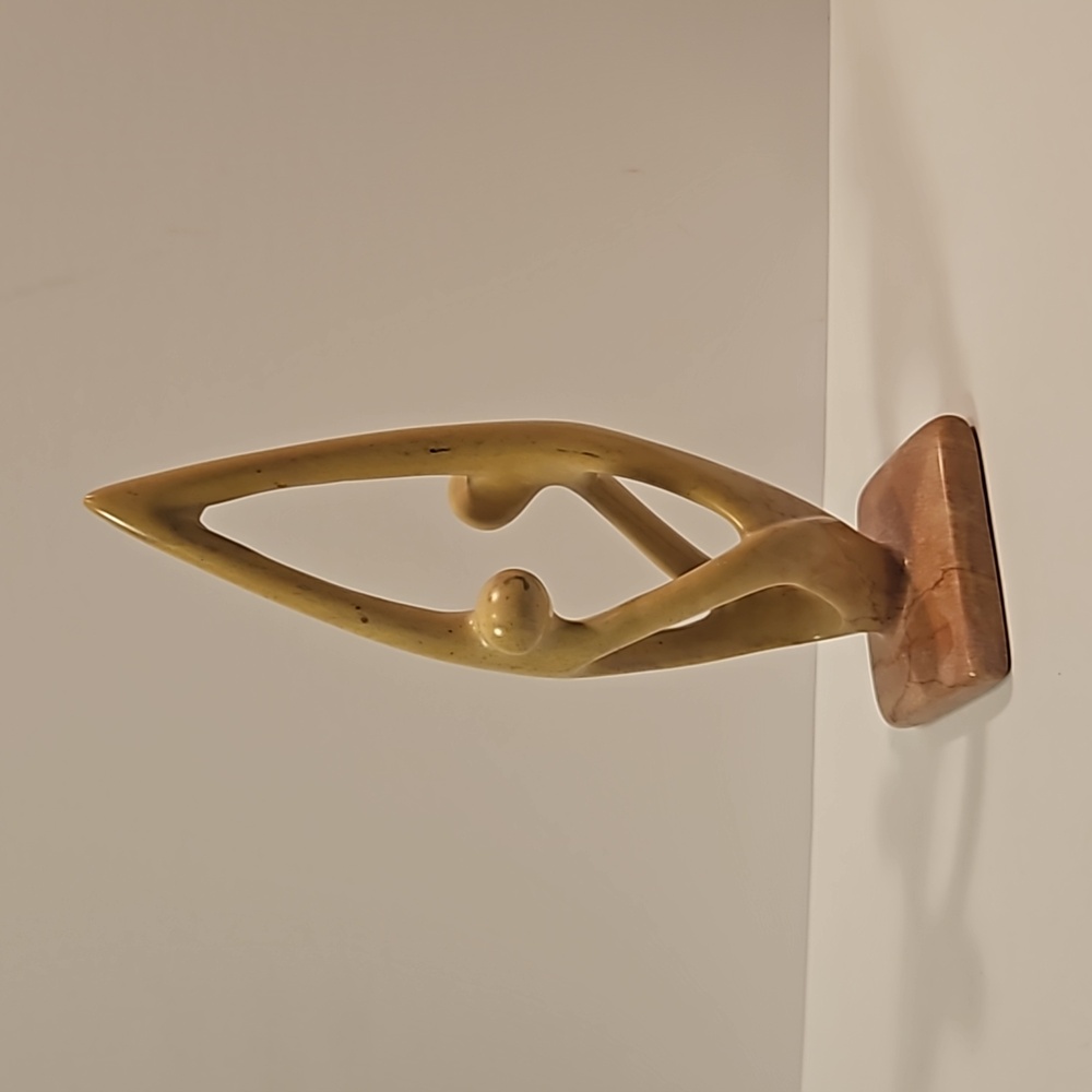 Hand Carved Soap Stone Dancing Figurine Abstract